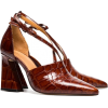 GANNI bruine lina 90 leren pumps - Classic shoes & Pumps - 