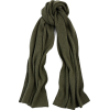 GANNI green recycled rool knit scarf - Szaliki - 