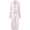 GANNI ribbed merino-wool buttoned dress - Obleke - 