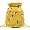 GANNI yellow Siltstone floral bead embel - Bolsas pequenas - 