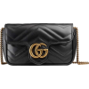 GG Marmont matelassé leather super mini - Carteras - 