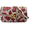 GG Marmont small python shoulder bag - Messaggero borse - 