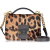 GHIBLI Leopard Printed Haircalf Leather - Hand bag - 