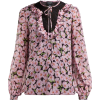 GIAMBATTISTA VALLI  Floral-print silk-ch - Long sleeves shirts - 