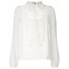 GIAMBATTISTA VALLI silk appliqué blouse - Camisas manga larga - 1.76€ 