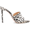 GIANVITO ROSSI 105 leopard-print calf ha - 凉鞋 - 