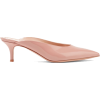 GIANVITO ROSSI 55 patent-leather mules - 经典鞋 - 