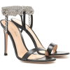 GIANVITO ROSSI Debbie embellished leathe - Sandals - 