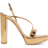 GIANVITO ROSSI Kimberly 85 metallic-leat - Sandali - 