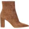 GIANVITO ROSSI Piper 85 suede ankle boot - Botas - 