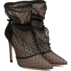 GIANVITO ROSSI Polka-dot lace ankle boot - Boots - 