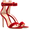 GIANVITO ROSSI Velvet sandals - Sandals - 