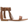 GIANVITO ROSSI fringed sandals - Sandalias - 