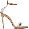 GIANVITO ROSSI metallic sandal - サンダル - 