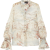 GIORGIO ARMANI Printed silk-georgette bl - Camisa - longa - $2,295.00  ~ 1,971.14€