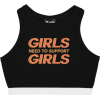 GIRLS CROP TOP - Koszulki bez rękawów - 