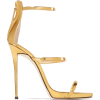 GIUSEPPE ZANOTTI Harmony metallic leathe - Sandalias - 