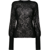 GIVENCHY sheer embroidered knitted top - Majice - dolge - 