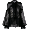 GIVENCHY sheer long-sleeve blouse - Camisas manga larga - 