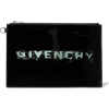 GIVENCHY Printed patent-leather pouch - Torbe s kopčom - 