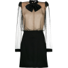 GIVENCHY bow pearl embellished dress - Платья - 