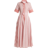 GÜL HÜRGEL  Belted striped linen-blend d - 连衣裙 - 