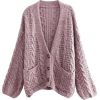 GOODNIGHT MACAROON neutral cardigan - Swetry na guziki - 
