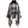 GOODNIGHT MACAROON plaid poncho - Pullover - 