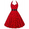 GRACE KARIN Women's Halter 1950s Vintage Wiggle Dress For Party Cocktail - ワンピース・ドレス - $20.99  ~ ¥2,362