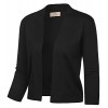 GRACE KARIN Women's Knit Cardigan Sweaters 3/4 Sleeve Open Front Shrug Cropped Bolero Jacket - Cardigan - $10.99 