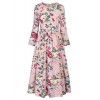 GRACE KARIN Kids Girls Floral Pattern Crew Neck Long Maxi A-Line Dress CL10658 - Kleider - $9.99  ~ 8.58€