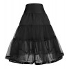 GRACE KARIN Little Girls Two Layers Voile Crinoline Tutu Petticoats Long(one Piece)/Short (one Piece)/(Black + White, 2 Pack) - Skirts - $4.99  ~ £3.79