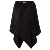 GRACE KARIN Women Fleece Pocket Poncho Shawl Cardigan Elegant Cape Wrap - Accessories - $19.99  ~ £15.19
