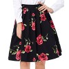 GRACE KARIN Women Pleated Vintage Skirts Floral Print CL6294 (Multi-Colored) - Dresses - $11.99  ~ £9.11