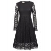 GRACE KARIN Women Scoop Neck Floral Lace Midi Dress For Cocktail ClAF0402 - ワンピース・ドレス - $20.99  ~ ¥2,362