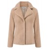GRACE KARIN Women Winter Warm Lapel Coat Faux Fur Jacket Overcoat Outwear with Pocket - Outerwear - $5.99  ~ ¥40.14