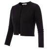 GRACE KARIN Women's 3/4 Sleeve Open Front Knit Cropped Bolero Shrug Cardigan Sweater - Shirts - $12.99 