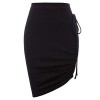 GRACE KARIN Women's Elastic Waist Irregular Hem Pencil Skirt Wear to Work - 裙子 - $13.99  ~ ¥93.74
