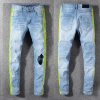 GREEN STRIP JEANS - Jeans - 