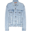 GRLFRND Distressed denim jacket - Jacket - coats - $478.00 
