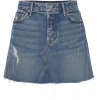GRLFRND Eva distressed denim mini skirt - Suknje - 