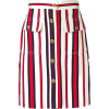 GUCCI A-line striped denim skirt - Spudnice - 