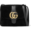 GUCCI Arli medium leather-trimmed suede - Hand bag - 