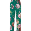 GUCCI BLOOMS PRINT PYJAMA SILK PANTS - Spodnie Capri - $590.00  ~ 506.74€