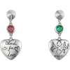 GUCCI Blind for Love earrings in silver - Aretes - 