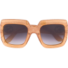 GUCCI EYEWEAR oversize square frame sung - Sunčane naočale - 