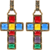 GUCCI Earrings with cross - Серьги - 