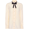 GUCCI Embellished cotton blouse - Рубашки - длинные - 