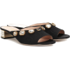 GUCCI Embellished leather sandals - Sandálias - 