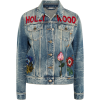GUCCI Embroidered denim jacket Hollywood - Jacket - coats - $3,200.00 